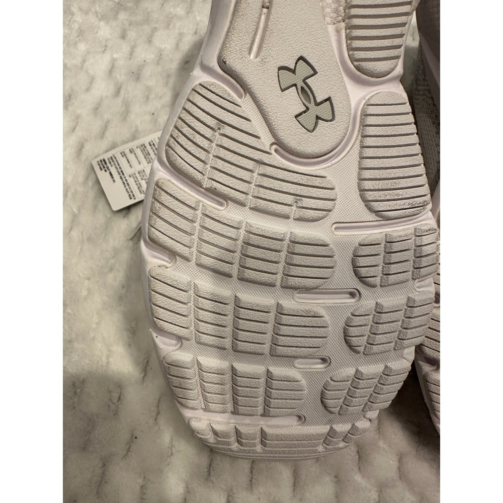 Under Armour HOVR Turbulence 2 Running Shoes White Grey 3026520-111 Mens 7.5 - Picture 5 of 12